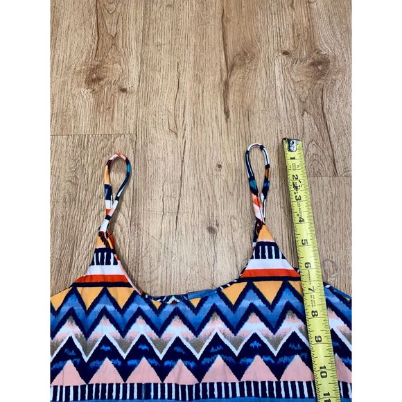 Women’s Love Medium Maxi Dress Color Block - Picture 5 of 9